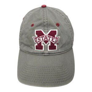 Mississippi State Bulldogs Strapback Cap Hat Embroidered Patch Baseball The Game